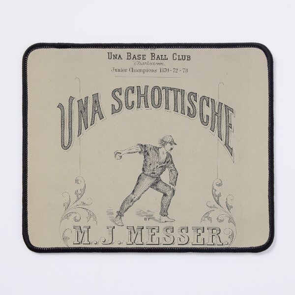 Item preview, Una scottische. M.J. Messer. Vintage Baseball Sheet Music cover. (Restored). HIGH DEFINITION designed and sold by MINDTHECHERRY.