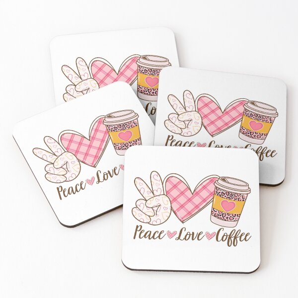 Item preview, Peace Love Coffee designed and sold by besteevibes.