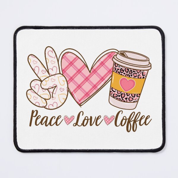 Item preview, Peace Love Coffee designed and sold by besteevibes.