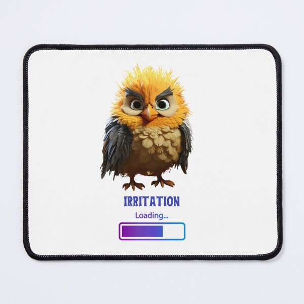 Item preview, The parrot's irritation reaches its limits loading designed and sold by BlueGoldArt.