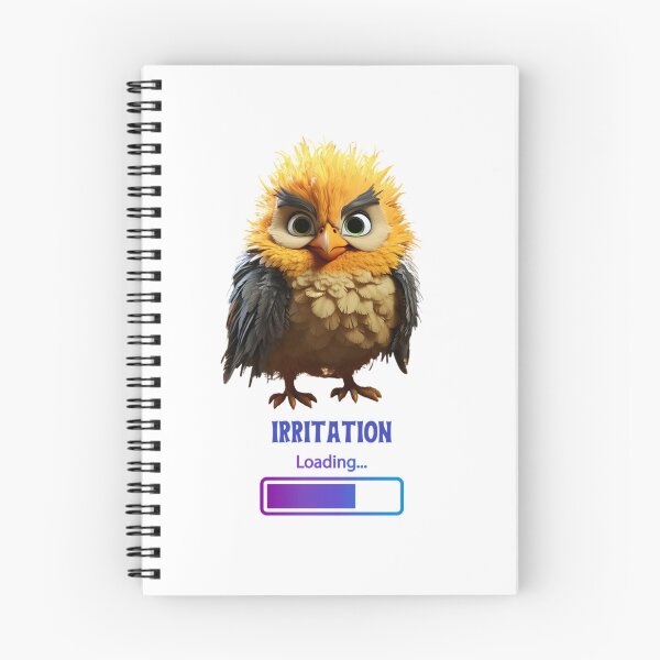 Item preview, The parrot's irritation reaches its limits loading designed and sold by BlueGoldArt.