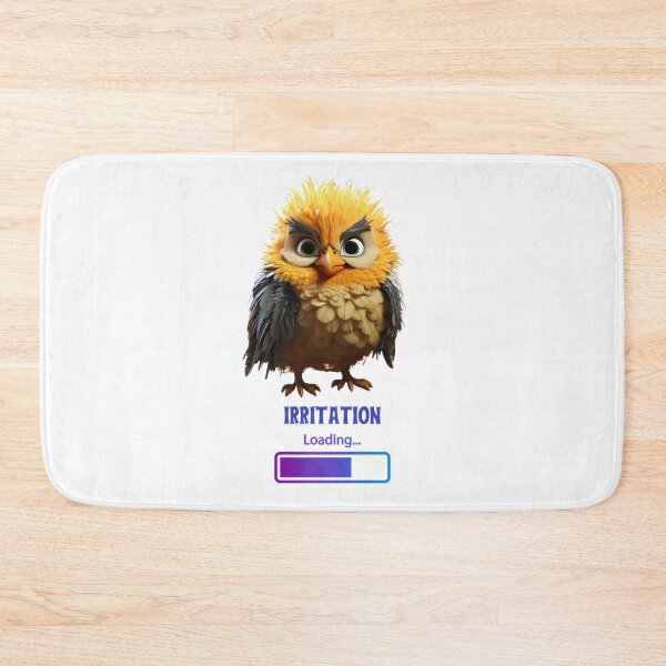 Item preview, The parrot's irritation reaches its limits loading designed and sold by BlueGoldArt.