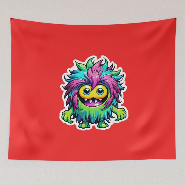 Item preview, Happy Fizzbert – The cuddly colorful rogue designed and sold by digistampdesign.