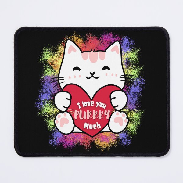 Item preview, Purry Much Love! designed and sold by DeeTeezDesign.