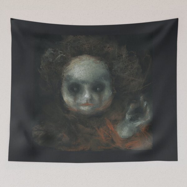 Item preview, Creepy Cute Black Red Baby Dark Art designed and sold by Dariia Zhyrova.