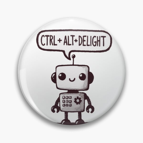 Item preview, Robot Geek ctrl+alt+delight designed and sold by Kate Made ART.