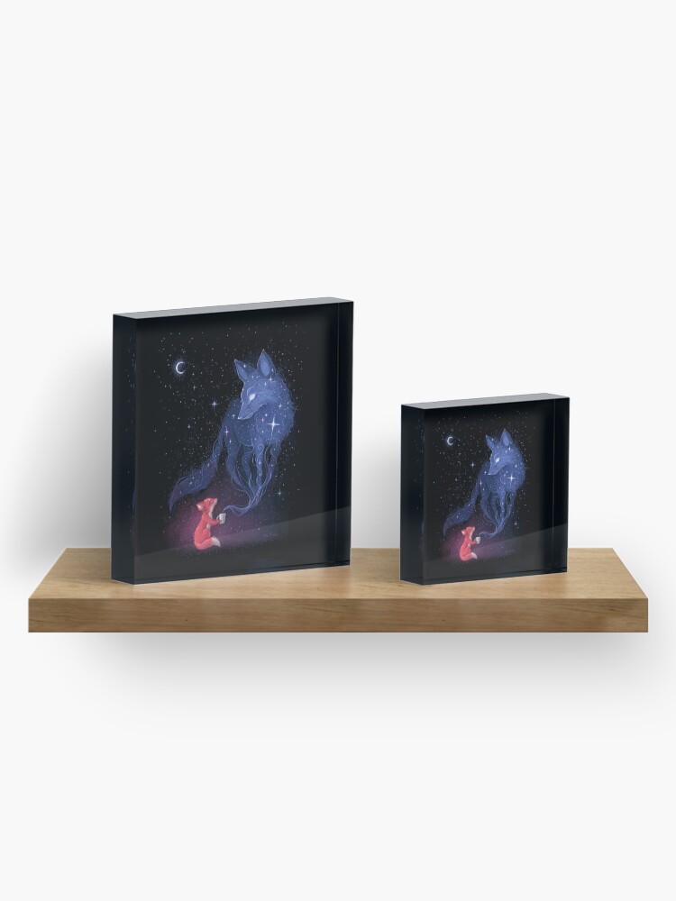 Alternate view of Celestial Acrylic Block