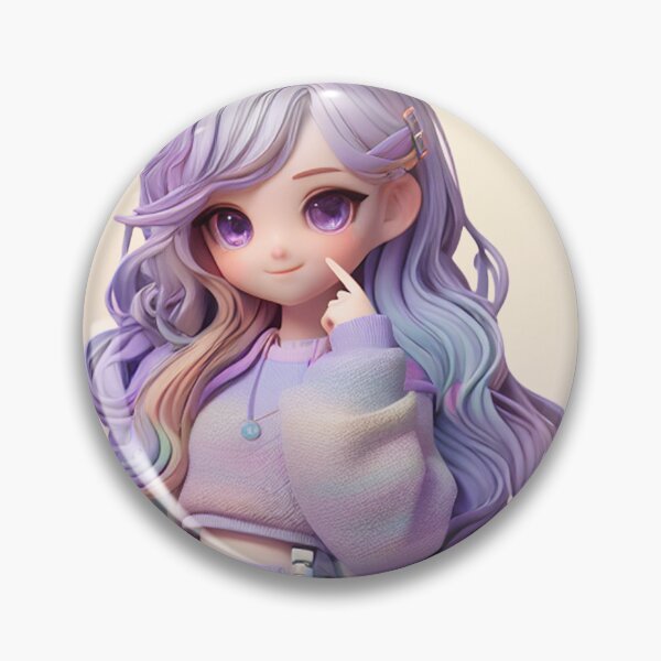 Item preview, Copy of Cute 3d figure of a rainbow girl designed and sold by hellolen.