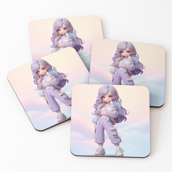 Item preview, Copy of Cute 3d figure of a rainbow girl designed and sold by hellolen.