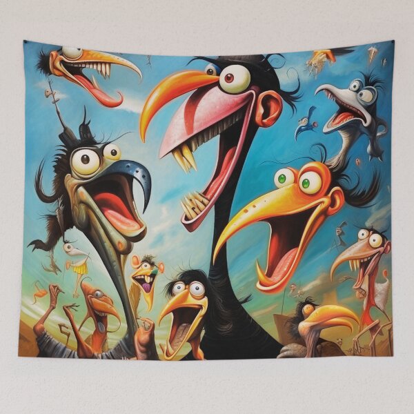 Item preview, Pelicans Harmony: Captivating Family Art  designed and sold by JojoArtEvo.