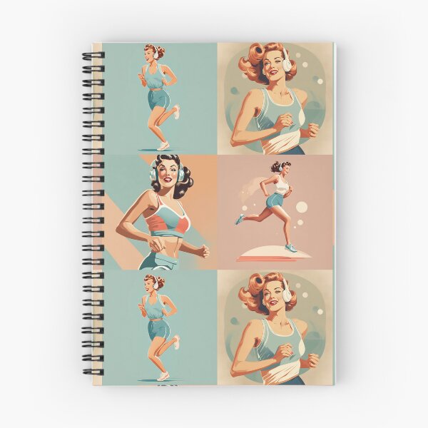 Item preview, Running Jogging Beauty Vintage Art Pin Up Pace designed and sold by di-age7.