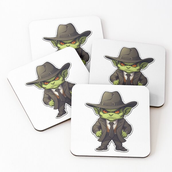 Item preview, Little detective orcish creature designed and sold by GruumchsGoods.