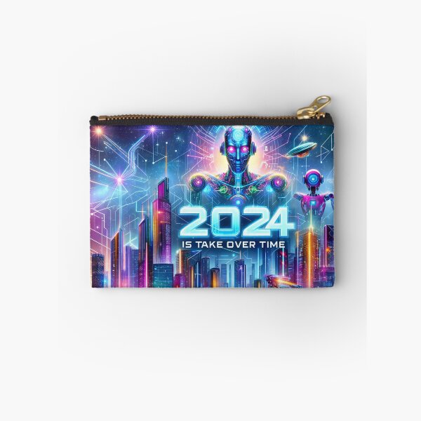 Item preview, Dawn of the Cybernetic Epoch: Robots Rule in 2024" designed and sold by ArtComixHaven.