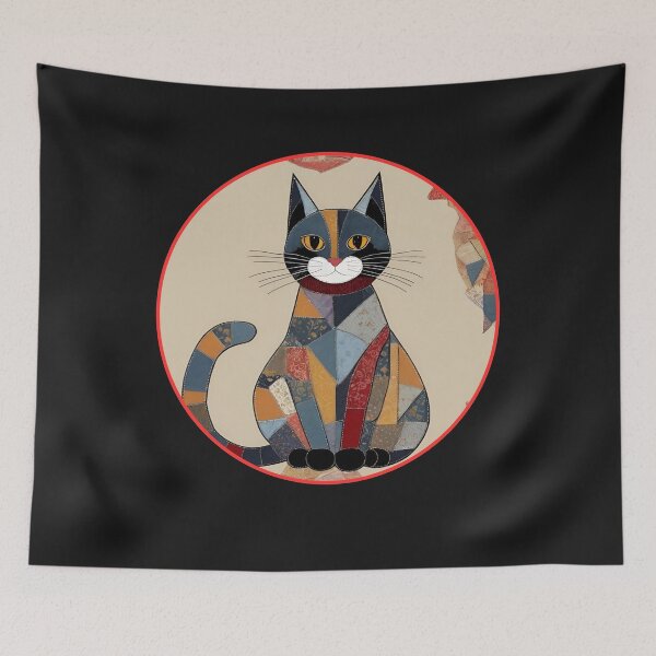 Item preview, A PATCHWORK PUSSY CAT designed and sold by BandM Jos-Wilias.