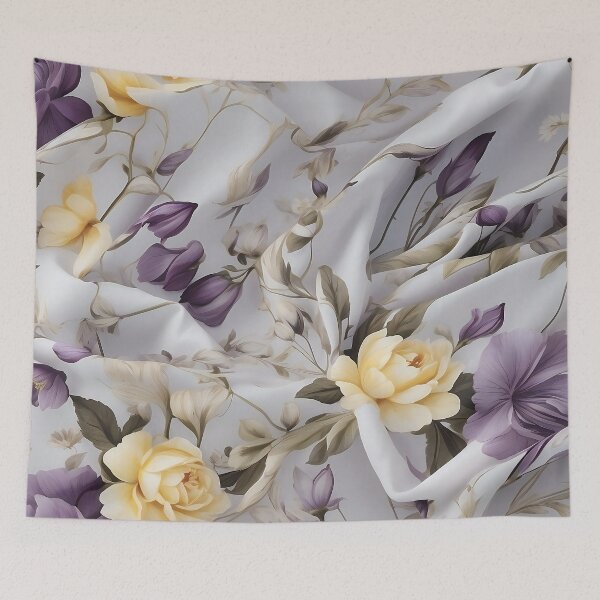 Item preview, Elegant Floral Drapery: Classic Beauty in Fabric Design designed and sold by ArtComixHaven.