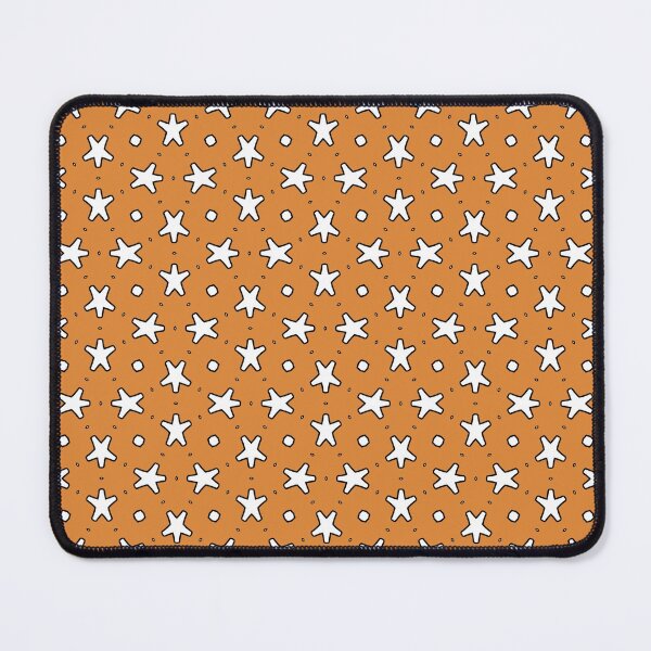 Item preview, Ocher background small stars and circles designed and sold by HumeurMandarine.