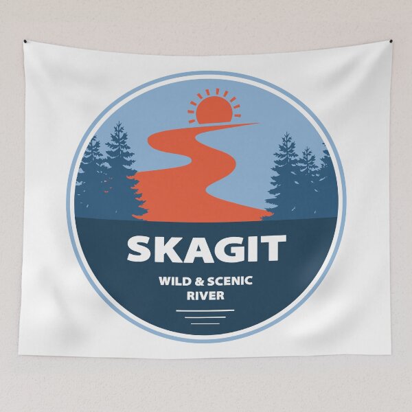 Item preview, Skagit Wild And Scenic River Washington designed and sold by Esskay Designs.