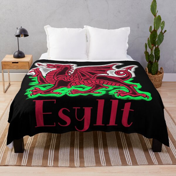 Aperçu de l'œuvre ESYLLT CYMRU DRAIG GOCH DRAGON ROUGE créée et vendue par Marni Scofidio Desi9ns.