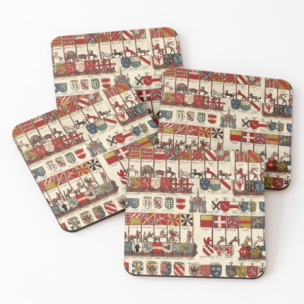 Item preview, Antique Coats of Arms of Belgium and Northern France designed and sold by AntiqueImages.