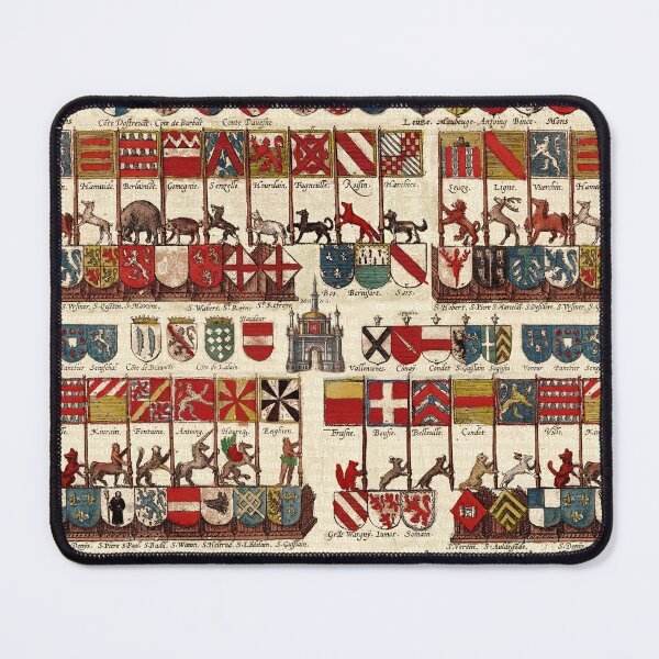 Item preview, Antique Coats of Arms of Belgium and Northern France designed and sold by AntiqueImages.