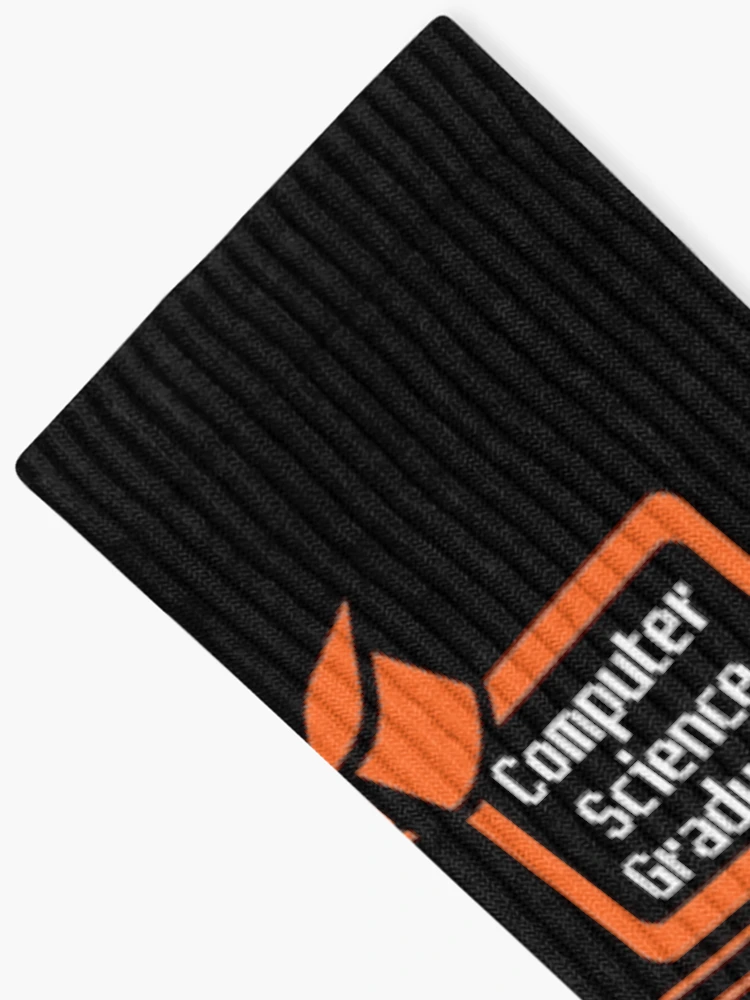 Thumbnail 2 of 5, Socks, Computer Science Graduate - Graduation (orange) designed and sold by TesSpace.