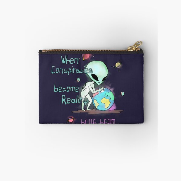 Item preview,  Alien Examines Earth - blue beam designed and sold by coyoteink.