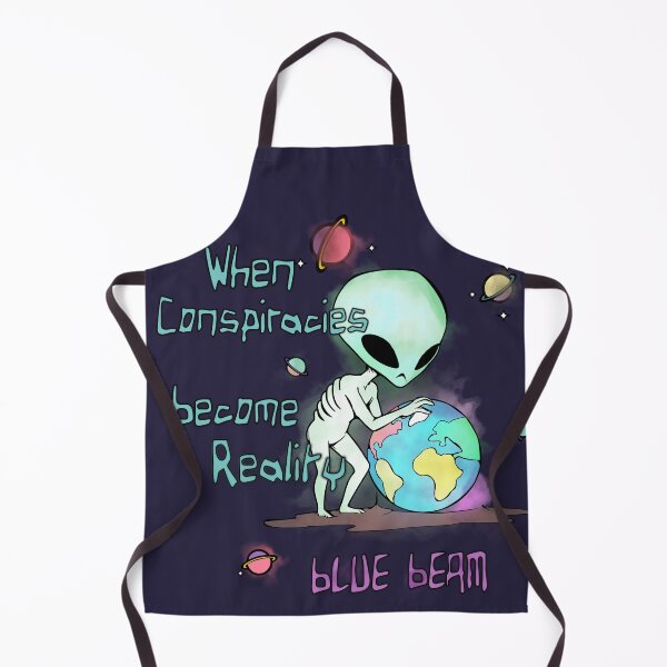 Item preview, Alien Examines Earth - blue beam designed and sold by coyoteink.