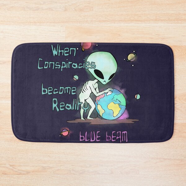 Item preview,  Alien Examines Earth - blue beam designed and sold by coyoteink.