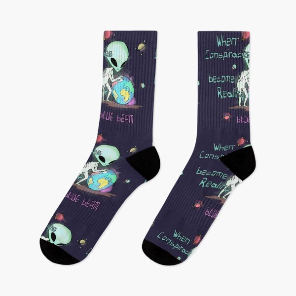 Item preview,  Alien Examines Earth - blue beam designed and sold by coyoteink.