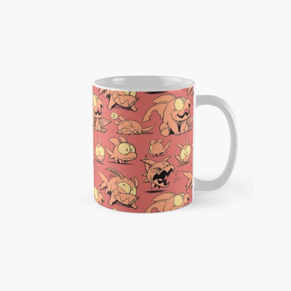 Chewster - Land Sharks - Orange Pattern Classic Mug