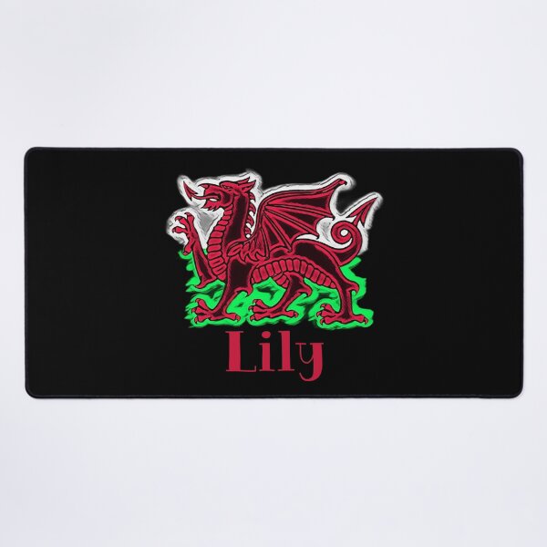 Item preview, LILY CYMRU DRAIG GOCH DRAGON RED  designed and sold by Marni Scofidio Desi9ns.