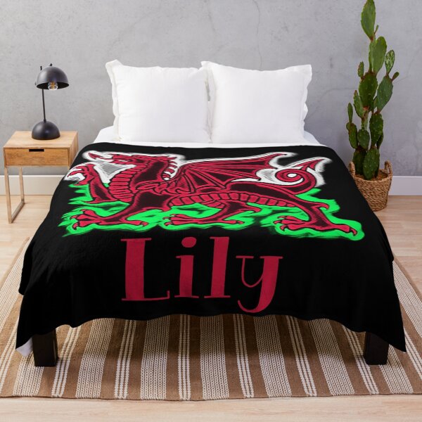 Aperçu de l'œuvre LILY CYMRU DRAIG GOCH DRAGON ROUGE créée et vendue par Marni Scofidio Desi9ns.