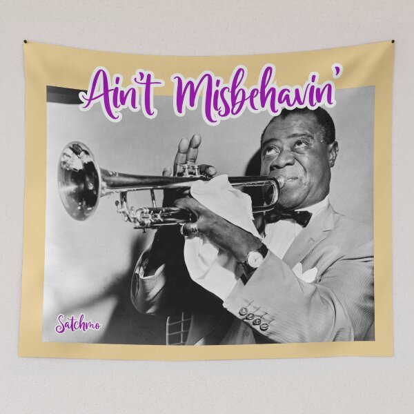 Item preview, Louis Armstrong - Satchmo - Aint misbehavin designed and sold by TheRubberOnion.