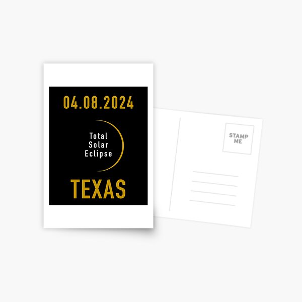 Item preview, Total Solar Eclipse 2024 Texas  designed and sold by ZapTeesDesign.