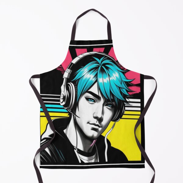 Item preview, DJ anime boy | cyberpunk #2 designed and sold by Nagikseyanart.
