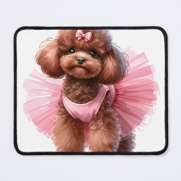 Item preview, Ballerina Poodle in A Pink Tutu designed and sold by toypoodlemom.