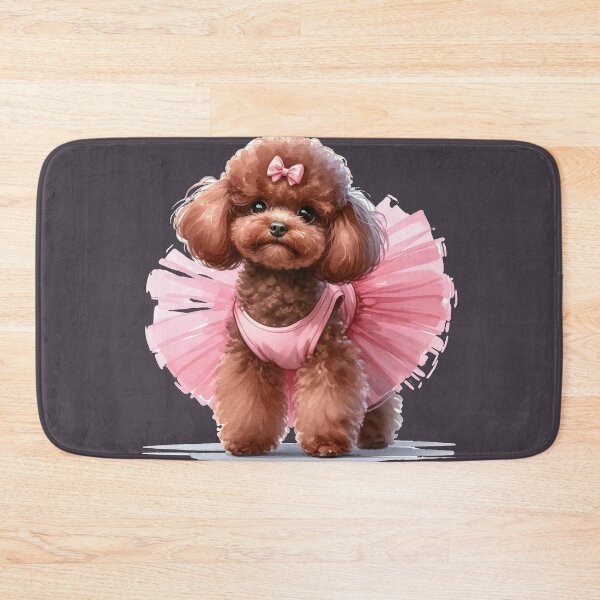 Item preview, Ballerina Poodle in A Pink Tutu designed and sold by toypoodlemom.