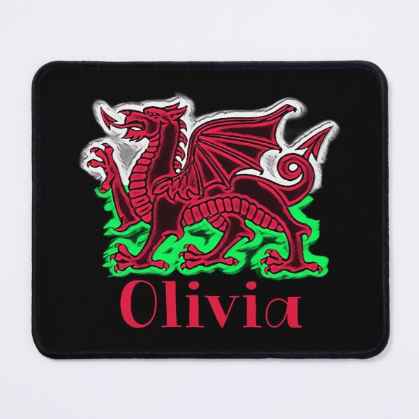 Item preview, OLIVIA CYMRU DRAIG GOCH DRAGON RED designed and sold by Marni Scofidio Desi9ns.