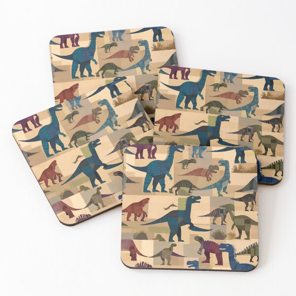 Item preview, a patchwork design-dinosaurs designed and sold by aledfychan.