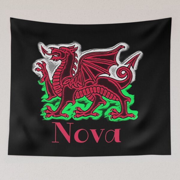 Aperçu de l'œuvre NOVA CYMRU DRAIG GOCH DRAGON ROUGE créée et vendue par Marni Scofidio Desi9ns.