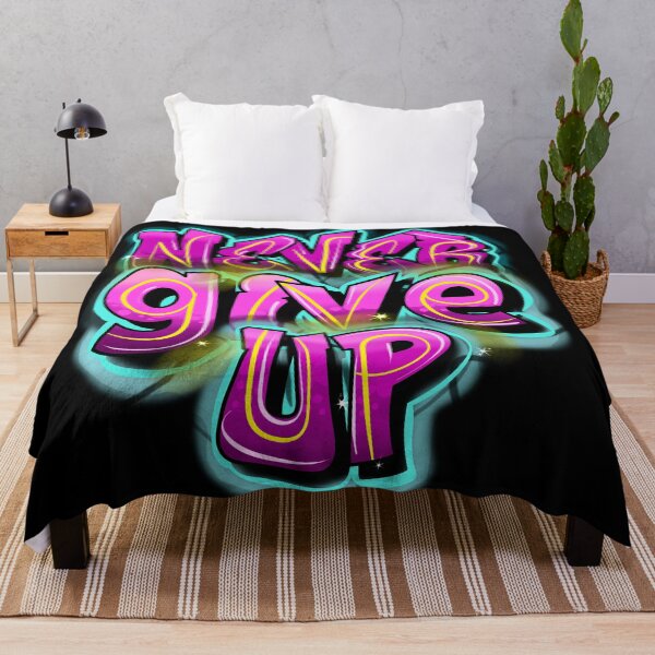 Item preview, NEVER GIVE UP designed and sold by MAYRA PEREZ.