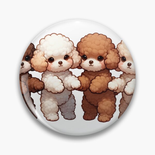 Item preview, Cute Poodles Cuddling designed and sold by toypoodlemom.