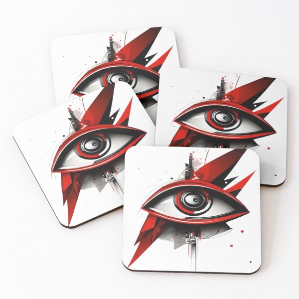 Item preview, thereal Gaze - Mesmerizing Abstract Eyes Design for Contemporary Expression designed and sold by SSulatul101.