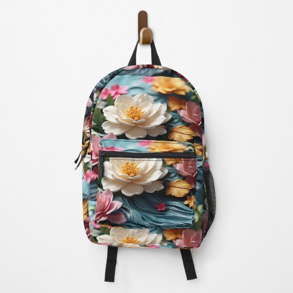 Item preview, Blossoming Serenity: Floral Harmony on Swirling Waters designed and sold by ArtComixHaven.