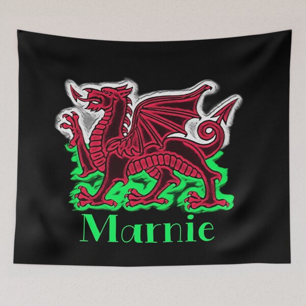 Item preview, MARNIE CYMRU DRAIG GOCH DRAGON GREEN designed and sold by Marni Scofidio Desi9ns.