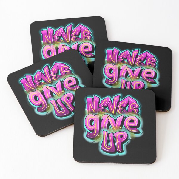 Item preview, NEVER GIVE UP designed and sold by MAYRA PEREZ.