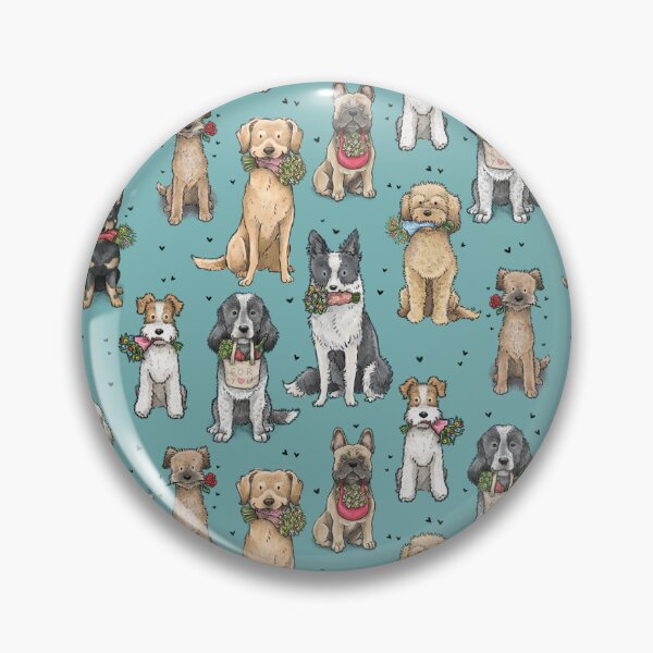 Item preview, For You - Repeat Pattern Design Filled with Dogs designed and sold by Elspeth Rose Design.