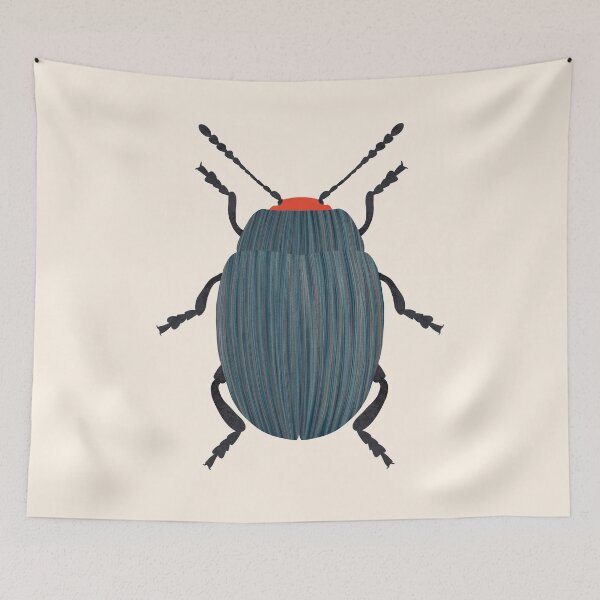 Item preview, Blue and cute Beetle designed and sold by Elbuenlimon.