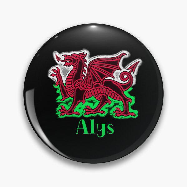 Item preview, ALYS CYMRU DRAIG GOCH DRAGON GREEN designed and sold by Marni Scofidio Desi9ns.