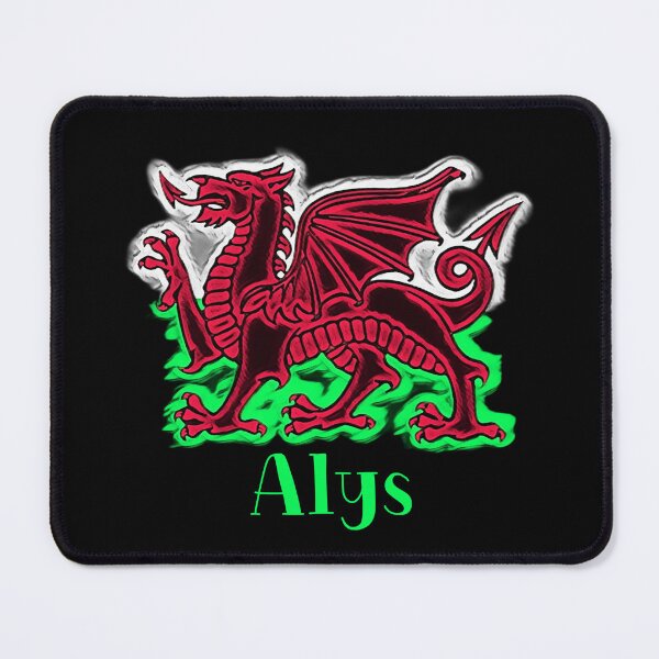 Item preview, ALYS CYMRU DRAIG GOCH DRAGON GREEN designed and sold by Marni Scofidio Desi9ns.